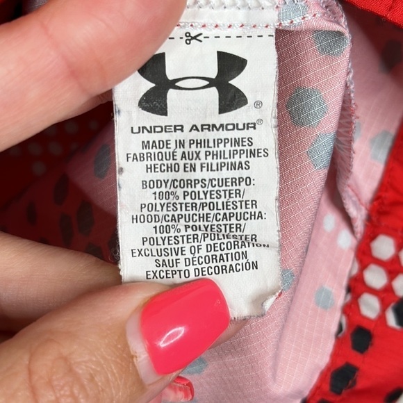 Under Armour UA Storm Lightweight Pullover Windbreaker Jacket Youth Size M - Picture 5 of 6